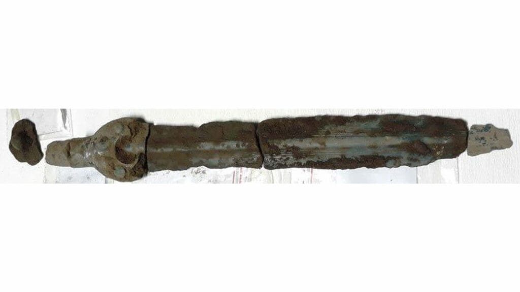 An amazing Bronze Age Sword found by Impact in Denmark - 1