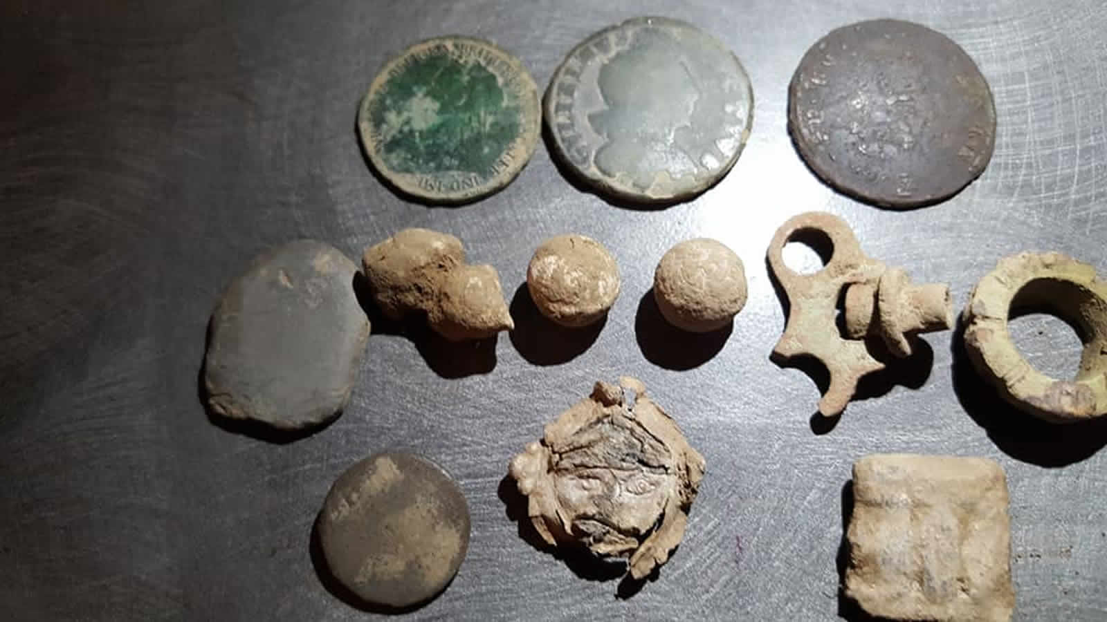 Few finds after work
