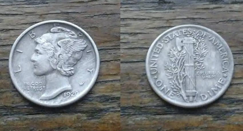 On my very first hole i got a solid 88 signal and from about 8″ pulled the 1920 Mercury dime