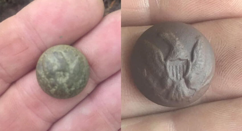 Civil War General Service Button