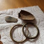 Pewter Spoon Pieces And The Ubiquitous Harness Rings