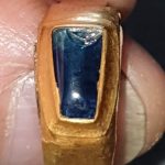 Este anillo medieval de oro y zafiro - 1