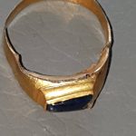 Este anillo medieval de oro y zafiro - 4