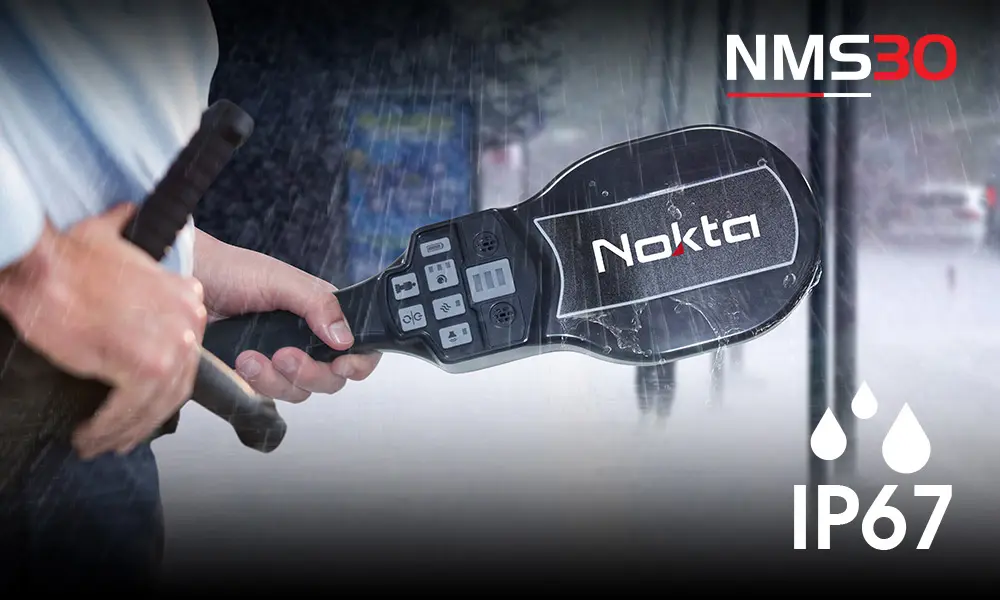 Nokta Makro Detector de metal portátil à prova d'água NMS30