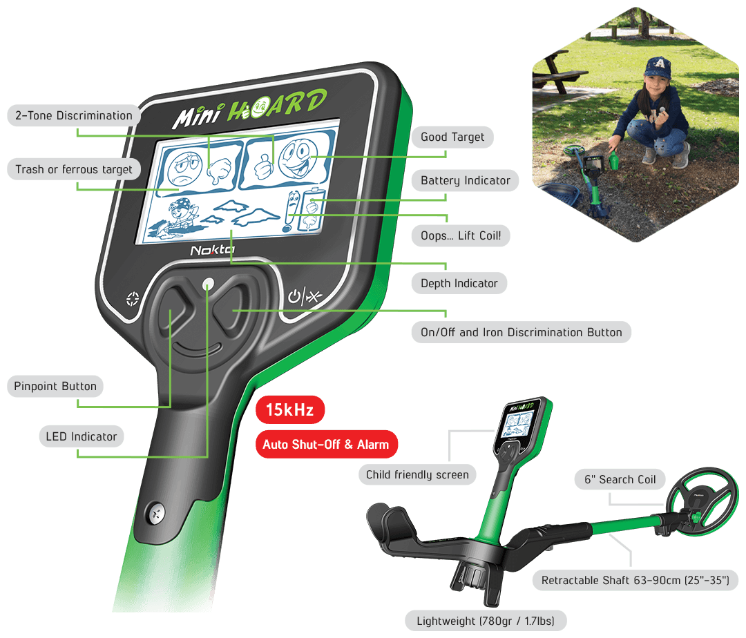 Nokta Makro Mini Hoard Specifications