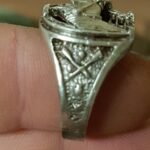 Silver Horse Shoe Ring With Simplex+ - 9