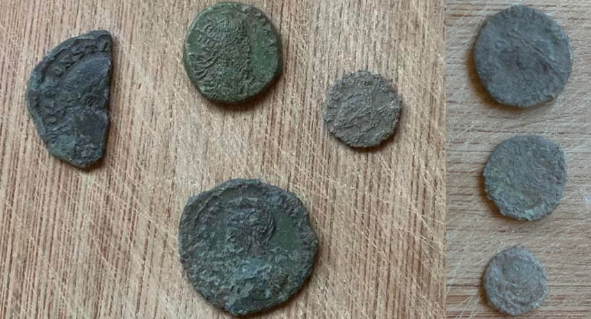 The Legend 7 monedas romanas en 2 salidas - Portada