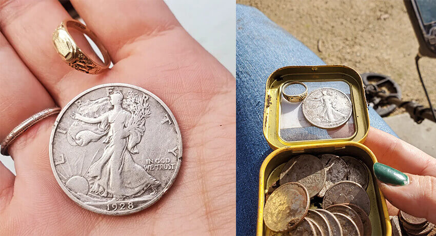 Found Both Silver And Gold Yesterday