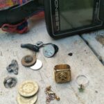 Metal Detecting Today At The Beach - 1