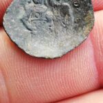 Byzantine Billon Coin Found With The Legend - 1