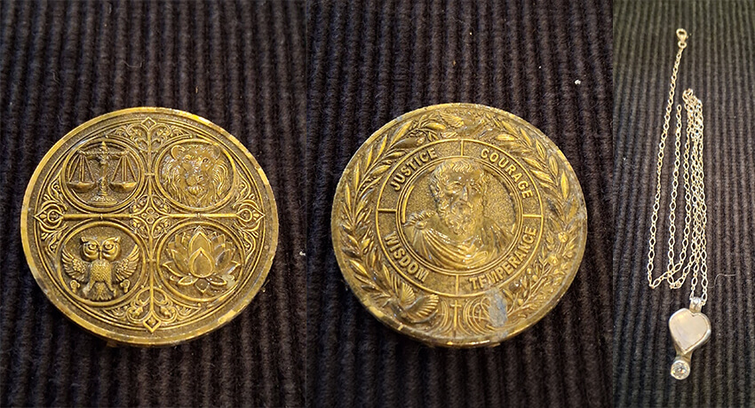 14K Gold Ring & Silver Finds