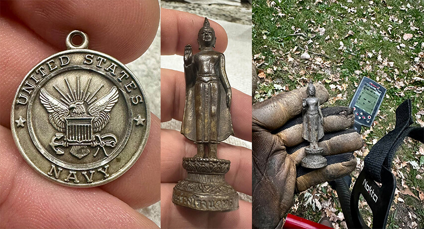 Father and Son Discover Silver Jewelry and Historical Finds